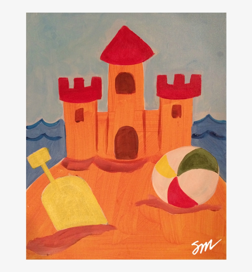 “sand Castle” - Child Art, transparent png download