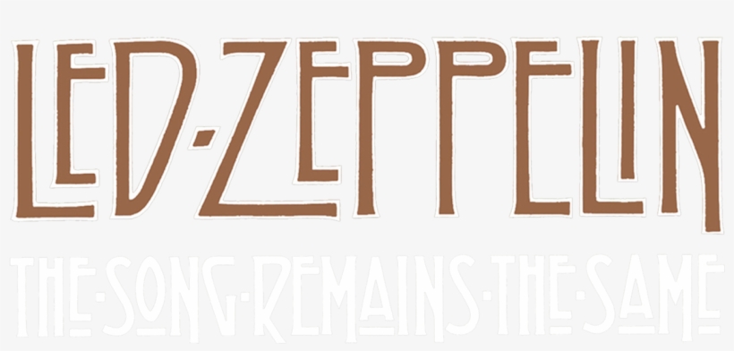 The Song Remains The Same - Led Zeppelin, transparent png download