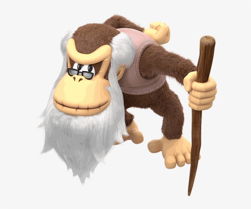 Cranky Kong - Cranky Kong Tropical Freeze, transparent png download