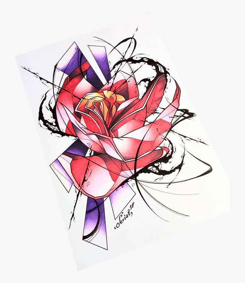 Poppy Flower - Hybrid Tea Rose, transparent png download