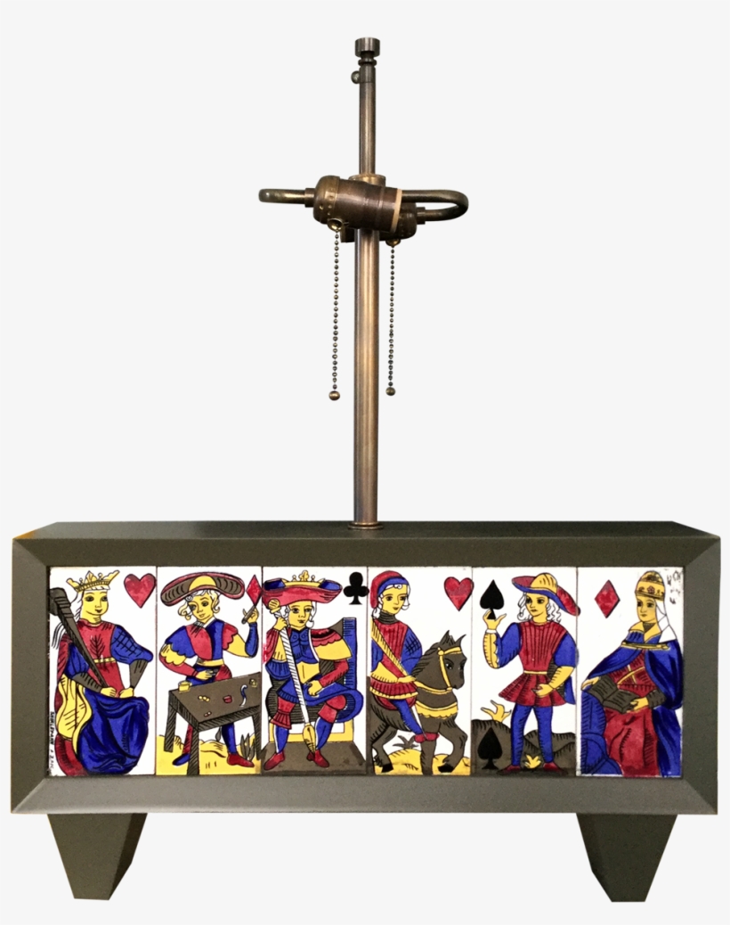 Featuring A Framed Ceramic Playing Cards Faã§ade, This - Cartoon, transparent png download