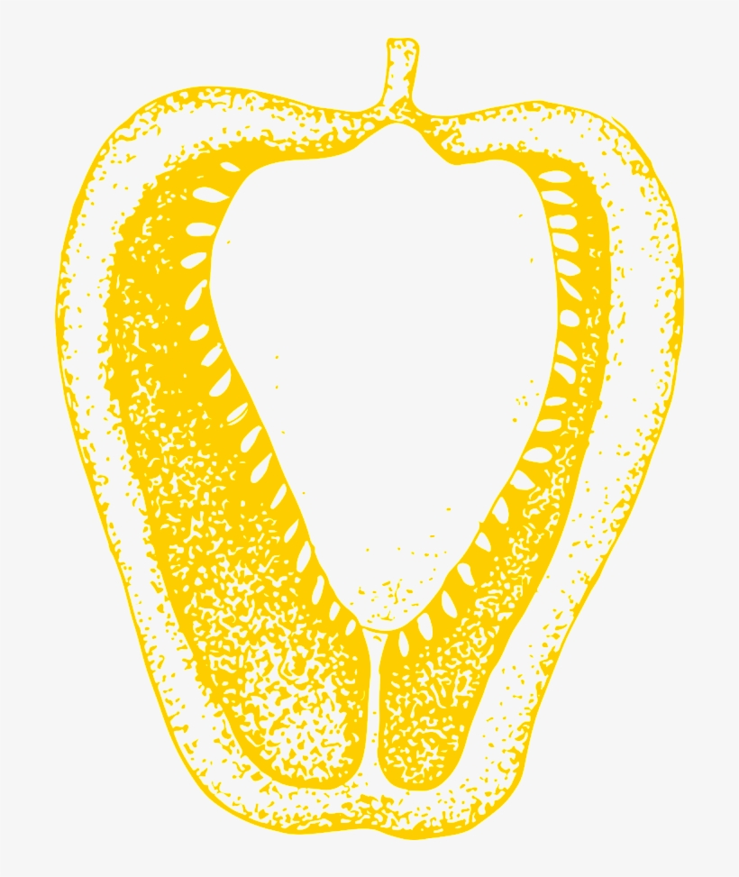 Hand Drawn Green Pepper Transparent Vegetables - Illustration, transparent png download