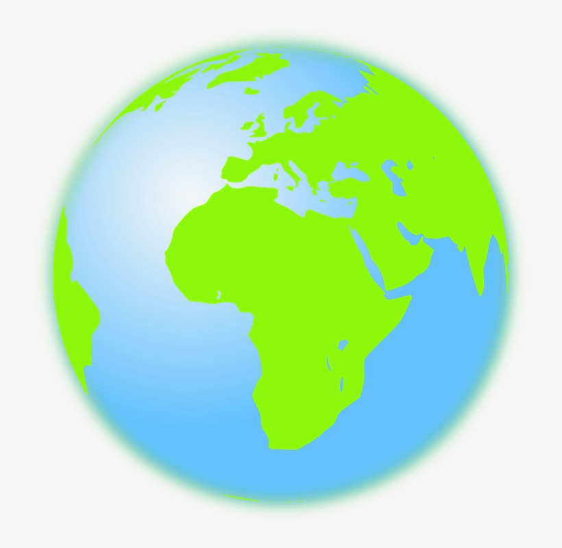 Africa Continent On Globe, transparent png download