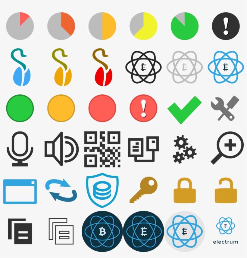 Optimised Small Icons - Bitcoin Orange, transparent png download