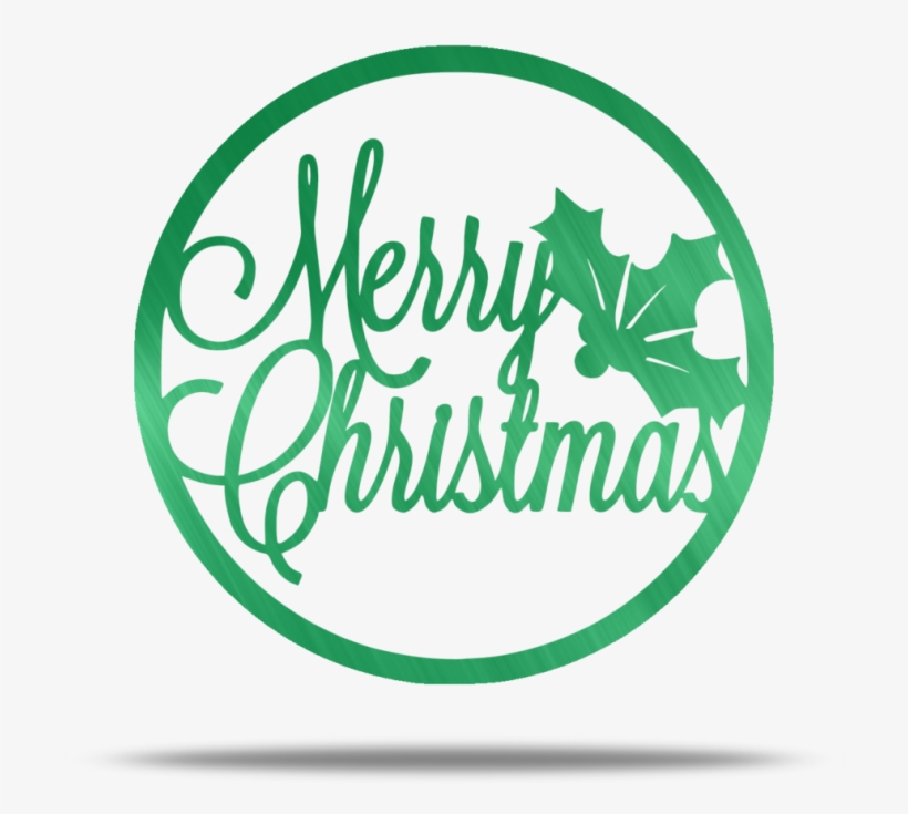 Merry Christmas Circle Steel Wall Sign - Rotary International, transparent png download