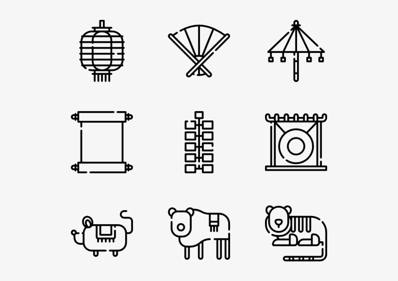 Chinese New Year - Chinese New Year Icon, transparent png download