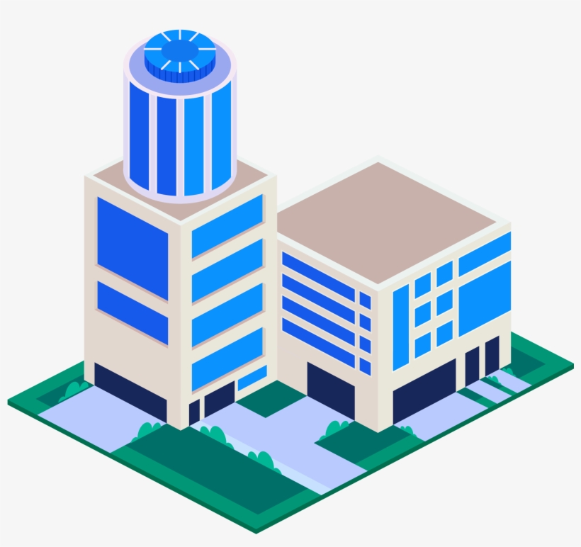 5d City Life Dimensional Png And Vector Image - House, transparent png download