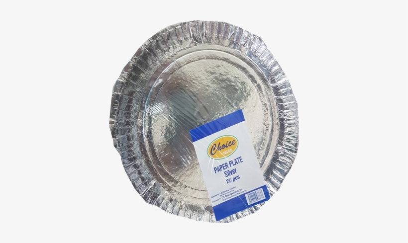 Choice Paper Plate Silver 9inches 25s Choice Paper - Circle, transparent png download