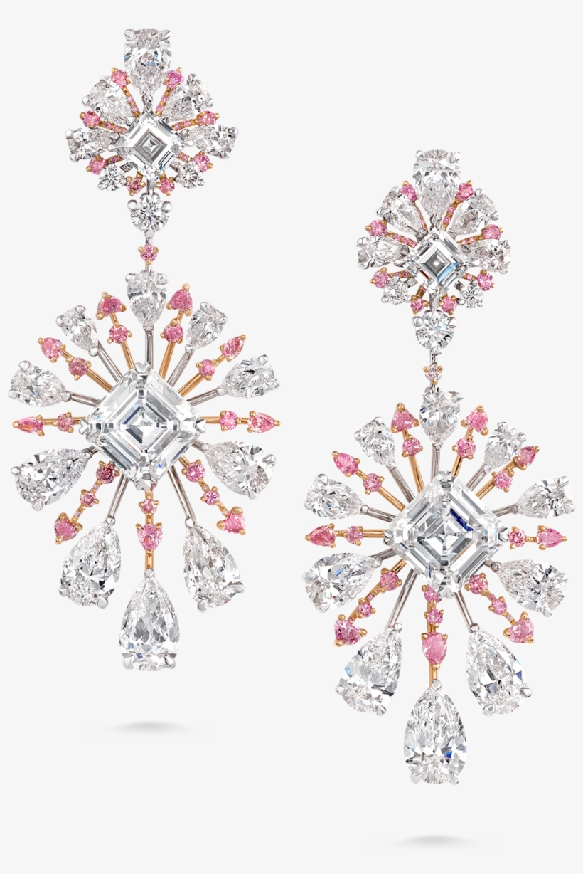 Radiance Pink Diamond Earrings 09 01 - Earrings, transparent png download