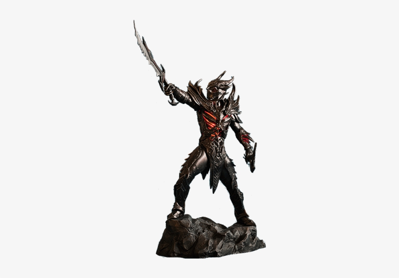 The Elder Scrolls - Skyrim Daedric Armor Figure, transparent png download