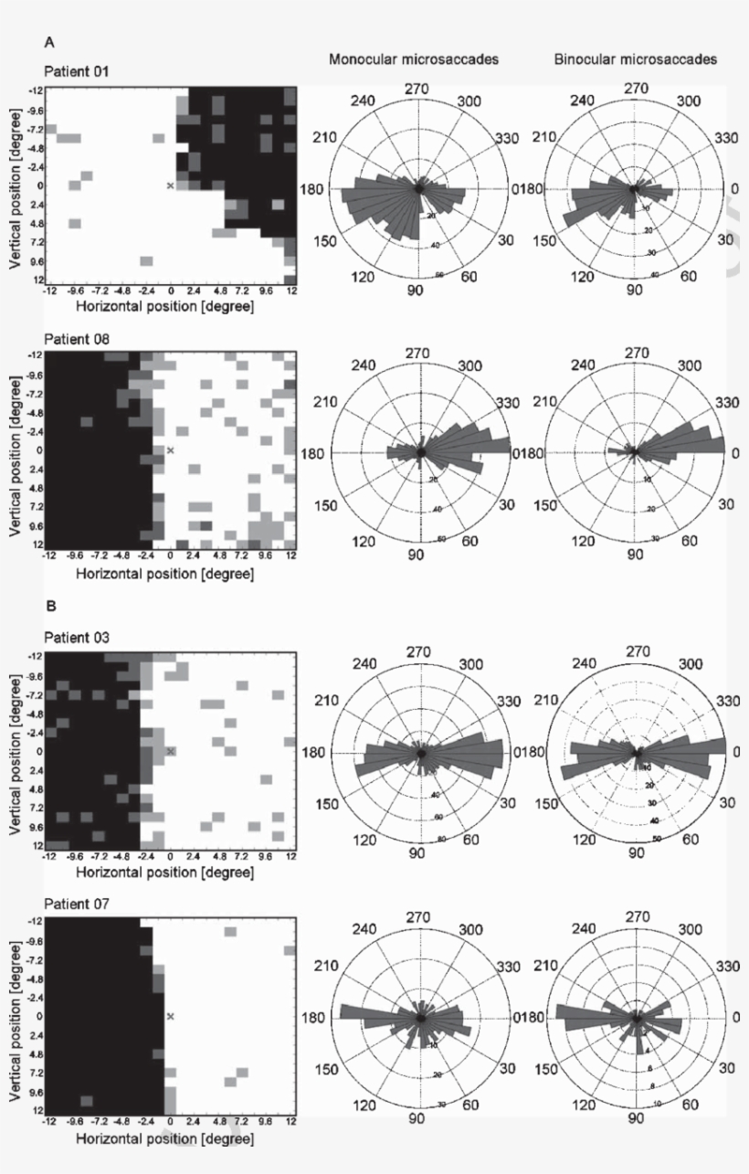 Hrp Visual Charts, Monocular And Binocular Microsaccade - Circle, transparent png download