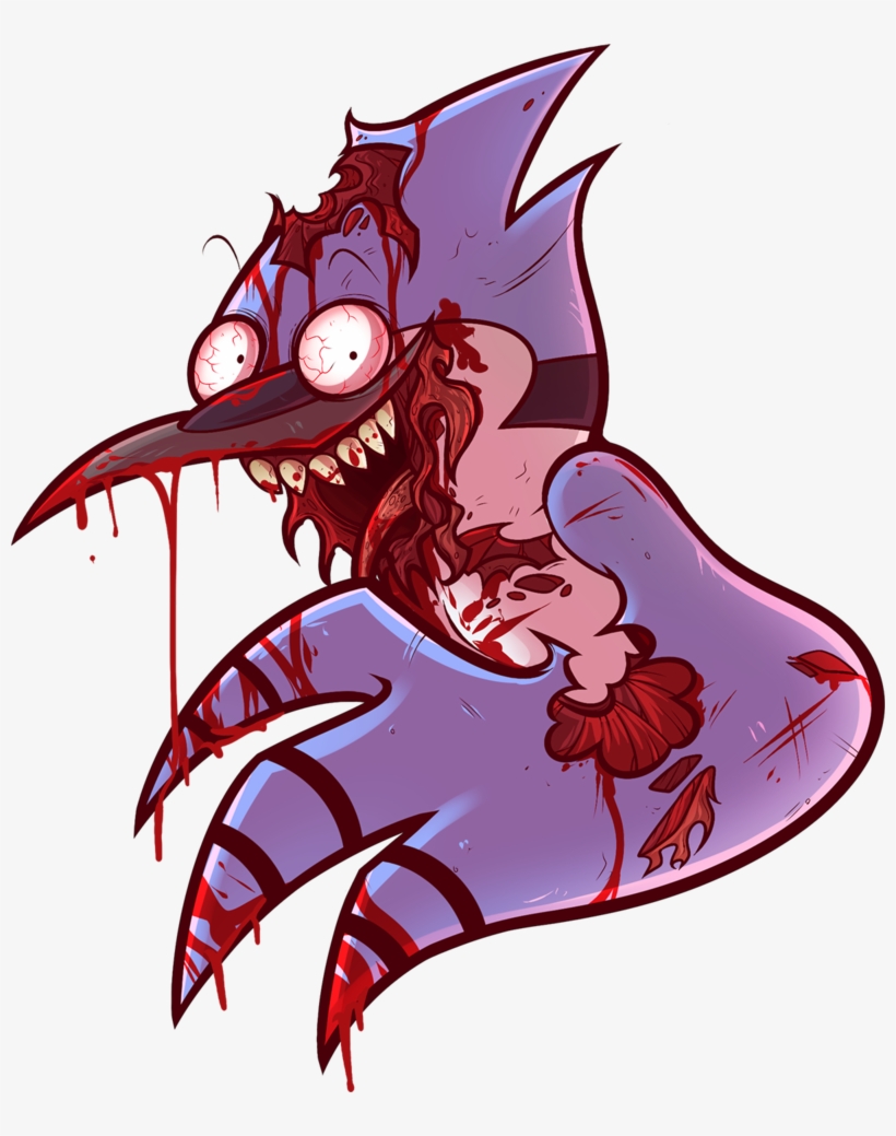 Before Editing, Read The How To Tag Guide - Regular Show Mordecai Zombie, transparent png download