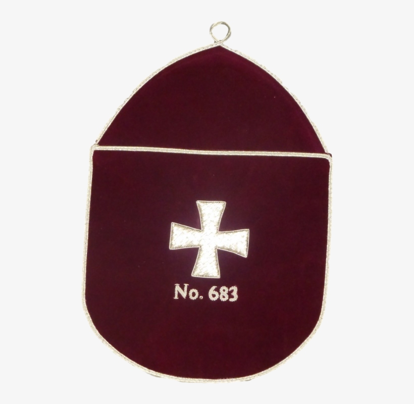 Masonic Knights Templar Alms Bag Lr129 - Flag, transparent png download