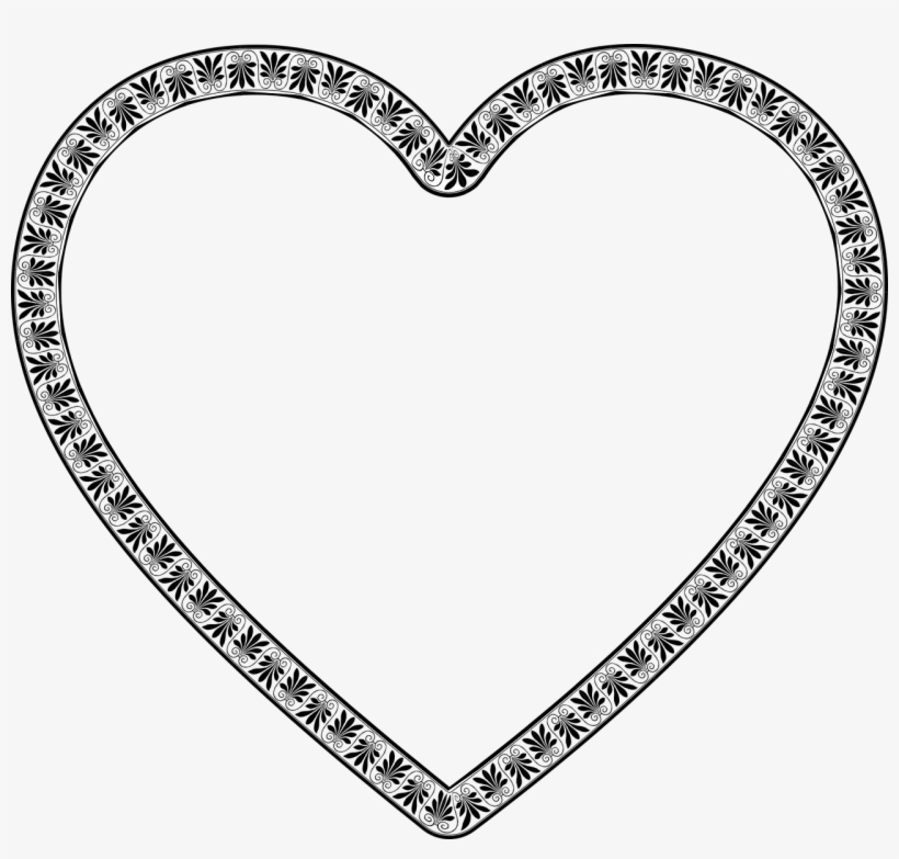 Decorative Frame Heart - Zipper Heart No Background, transparent png download