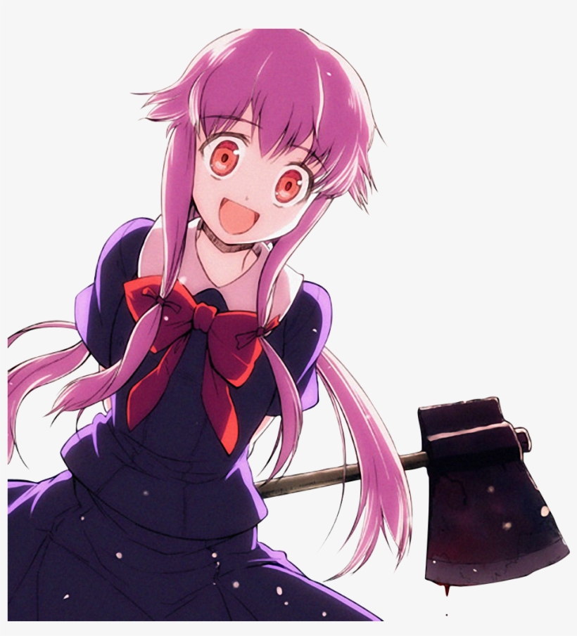 You Could &quot - Mirai Nikki, transparent png download