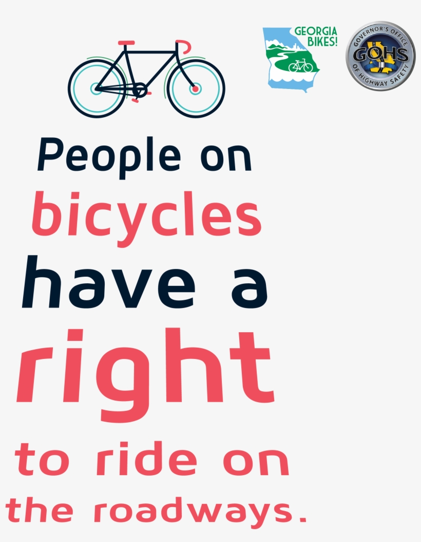 And Safe Bicycling Practices, Email Education@georgiabikes - Poster, transparent png download