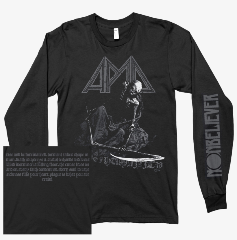 All Pigs Must Die "curse Of Humanity" Black Longsleeve - Converge Long Sleeve, transparent png download
