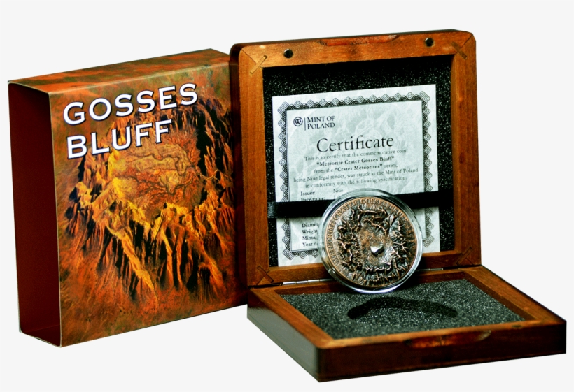 1 Dollar Niue Island 2017 1 Ounce Gosses Bluff Crater - Coin, transparent png download