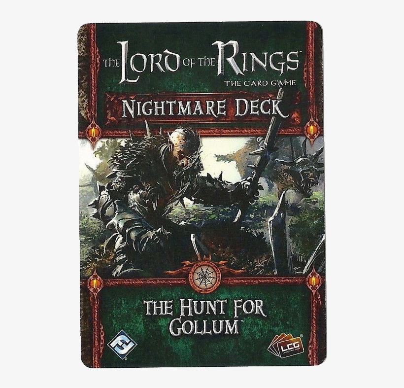 The Lord Of The Rings - Lord Of The Rings The Hunt For Gollum Lcg Box, transparent png download