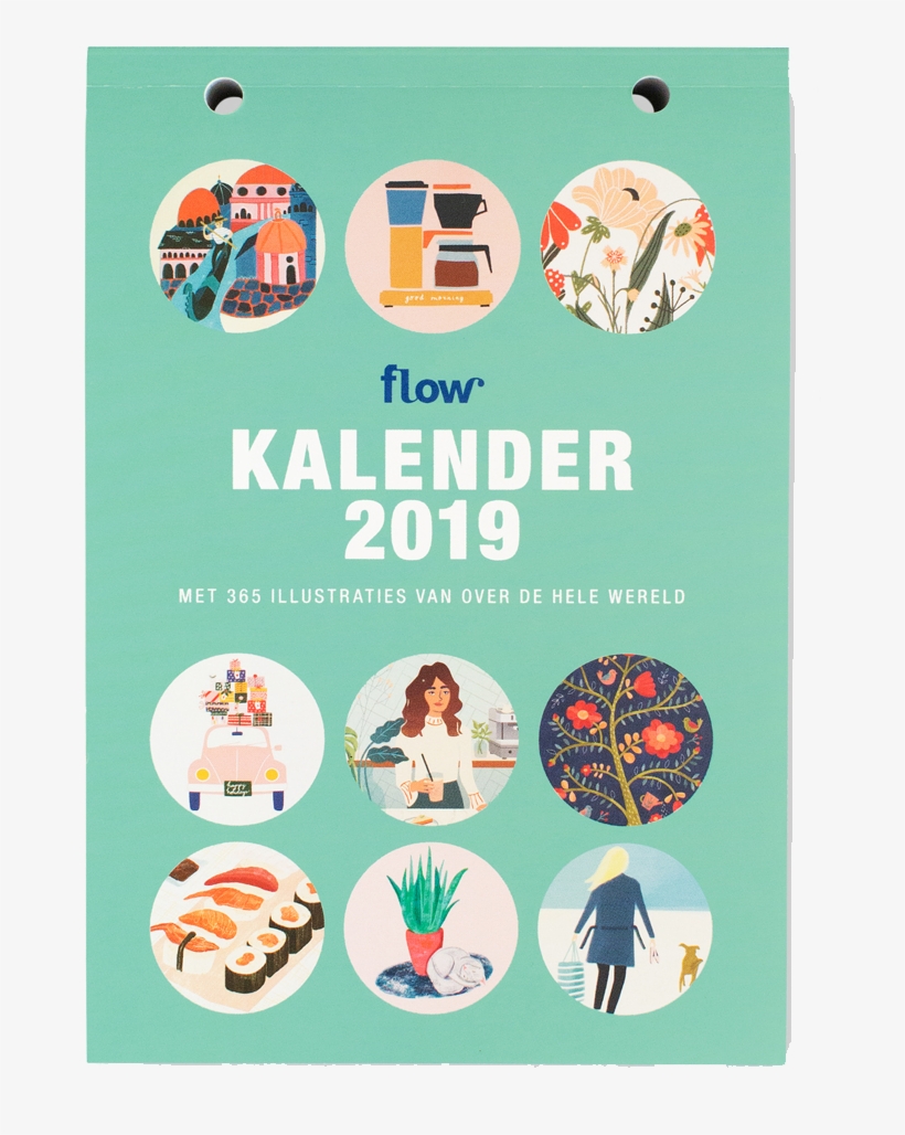 Flow Scheurkalender - Flow Tear Calendar 2019, transparent png download