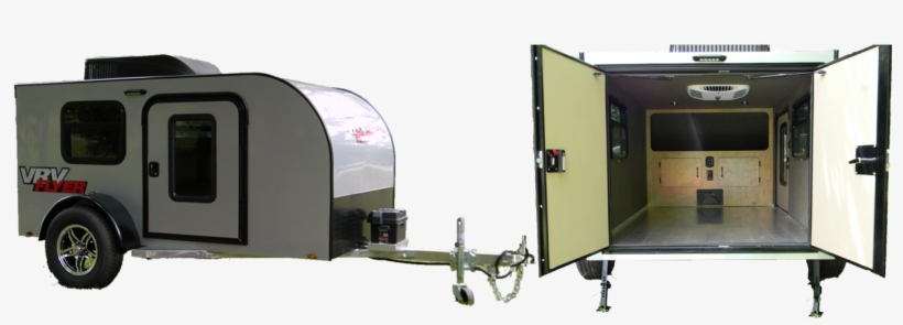 See The Eco Flyer Teardrop Camper, The Smallest And - Travel Trailer, transparent png download