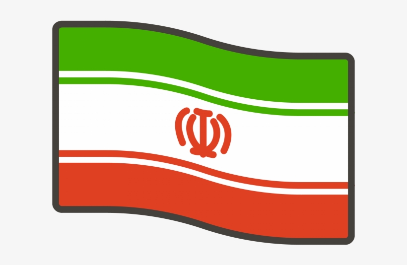 Iran Flag Emoji - Graphic Design, transparent png download