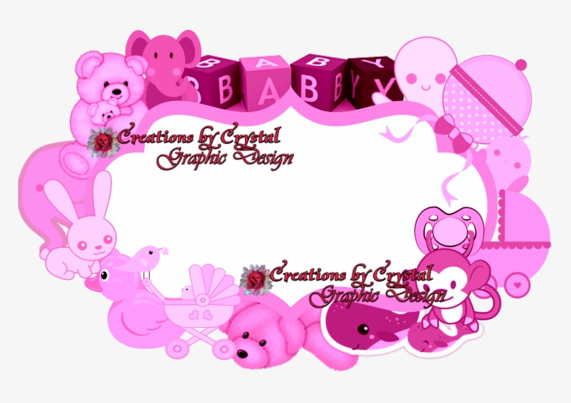 Cbycgraphicdesign Custom Borders Baby Birth Announcements, - Purple Baby Border, transparent png download