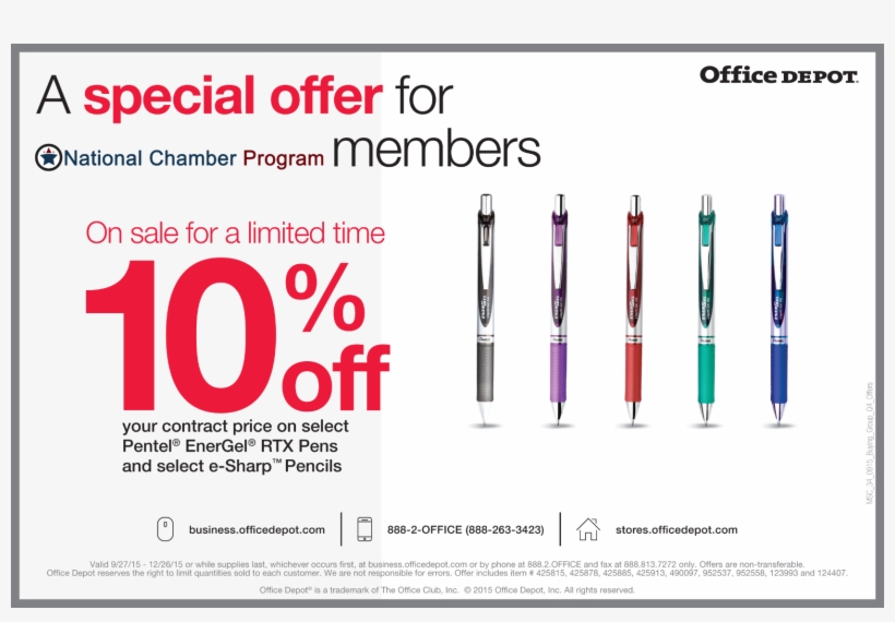 December 03, - Office Depot, transparent png download