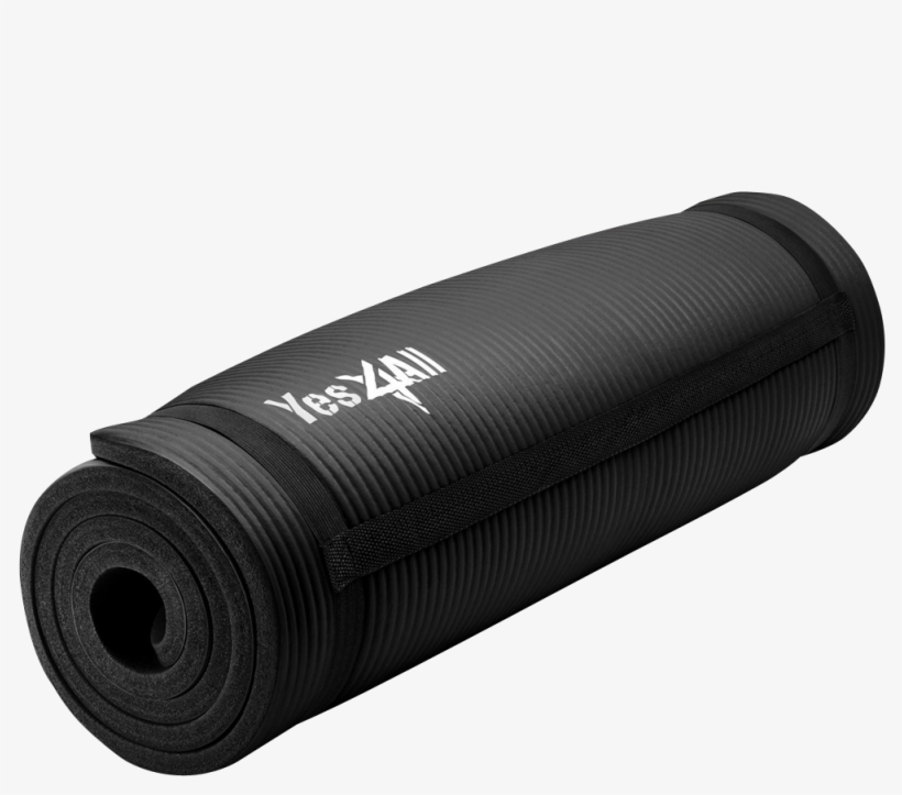 Extra Thick Exercise Yoga Mat With Carry Strap 2 - Baader Tz 4x, transparent png download