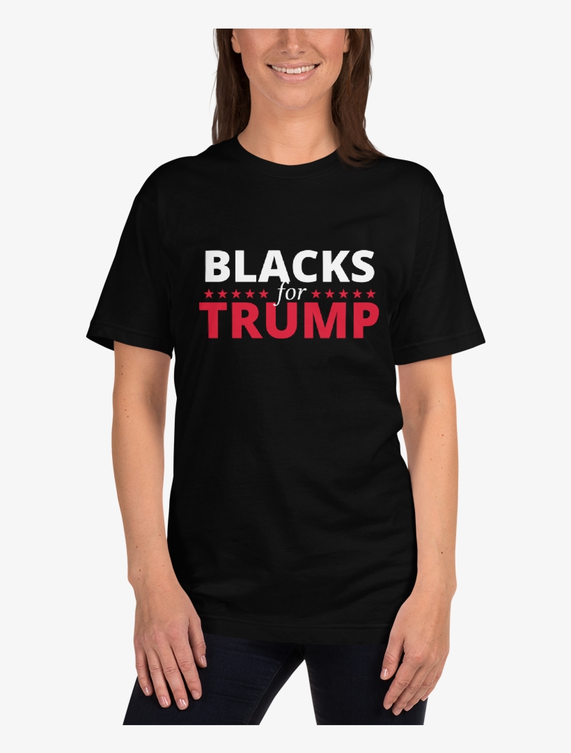Blacks For Trump 2020 Black T-shirt - Shirt, transparent png download