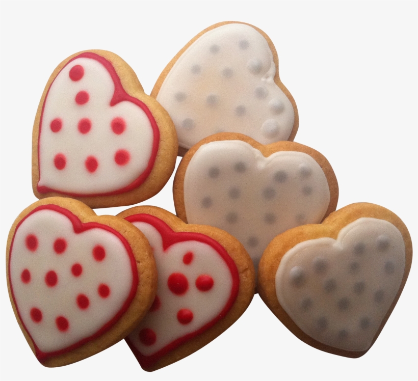 Heart Shaped Brown Cookies Png Image - Happy Birthday Wishes To Queen, transparent png download