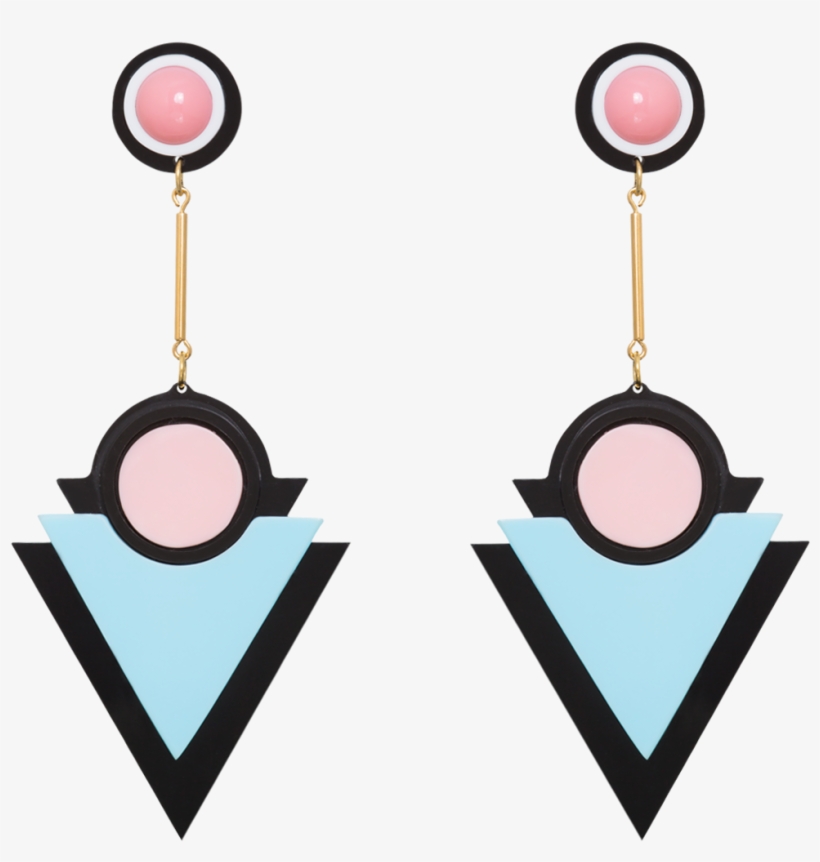 Brinco De Acrilico Zulai, Compre Online Em Www - Earrings, transparent png download