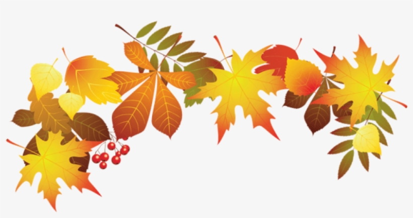 Free Png Download Transparent Autumn Leaves Decoration - Transparent Background Fall Leaves Clip Art, transparent png download