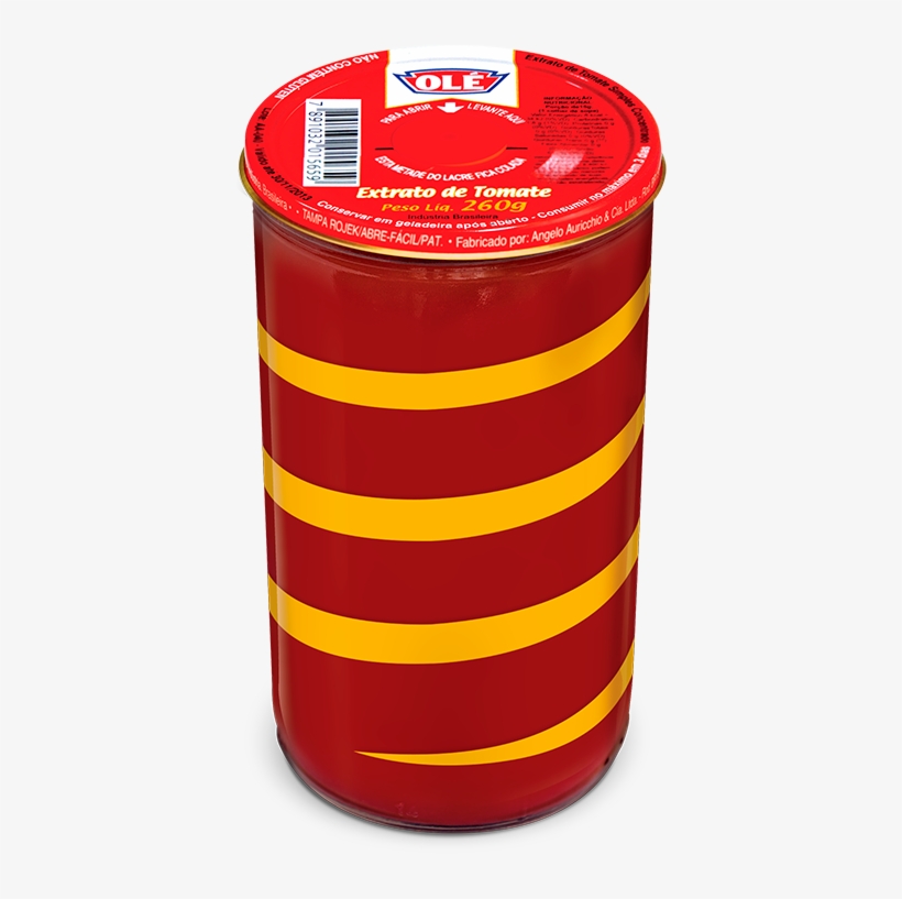 Tomate Paste - Extrato De Tomate Olé 260g, transparent png download