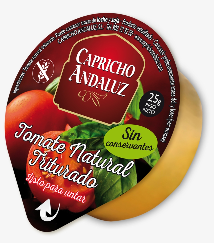 Tarrina Tomate Natural Triturado - Capricho Andaluz, transparent png download