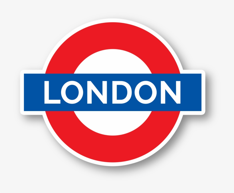 London Underground Vinyl Sticker - London Magnet, transparent png download