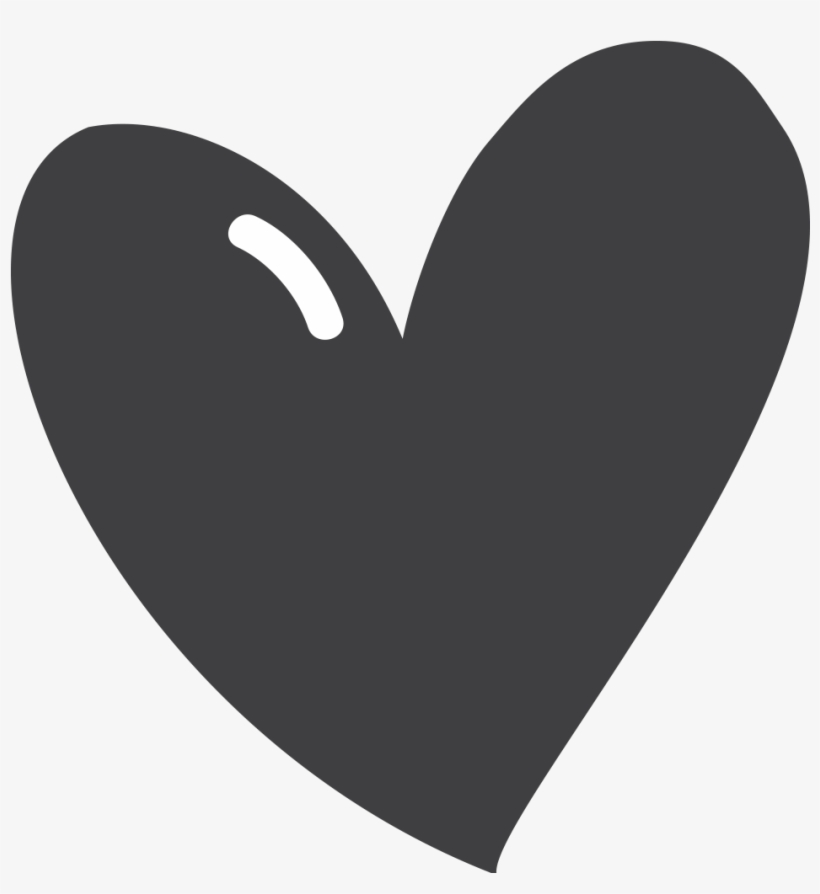 Coracao-pretopngsemfundo - Heart, transparent png download