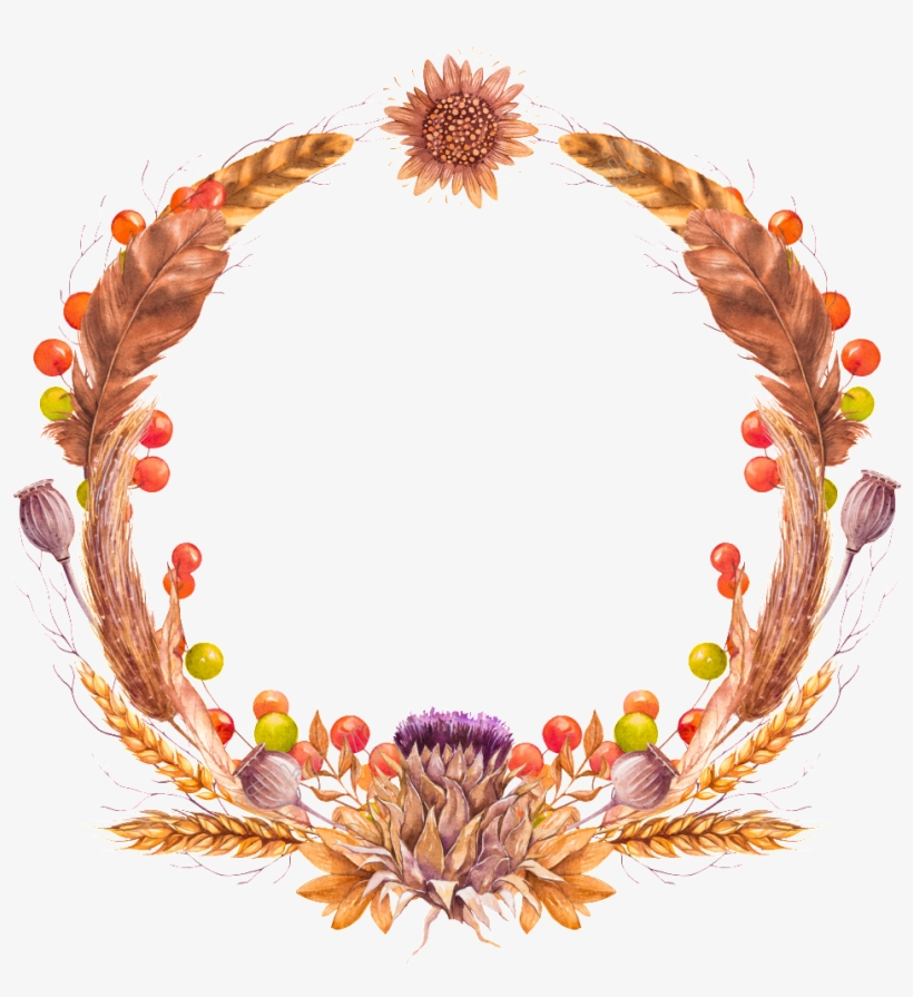 Wreath Vector Png - Wreath, transparent png download