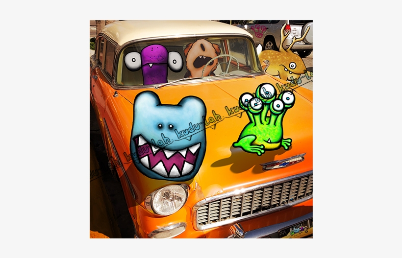 Hot Rod Kudu-lah / Awesome Critter Artwork Featuring - Antique Car, transparent png download