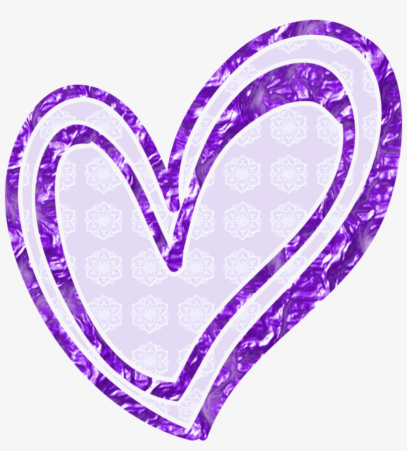 Ch B *✿* Missing You Love, Purple Hearts, Hearts, Colors, - Heart, transparent png download