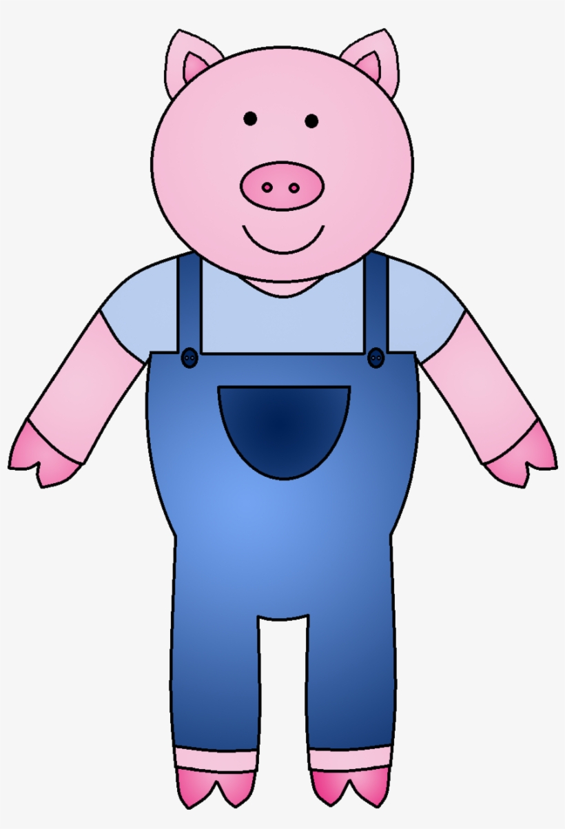 Banner Royalty Free Library Graphics By Ruth Pigs Download - Pig From The Three Little Pigs, transparent png download