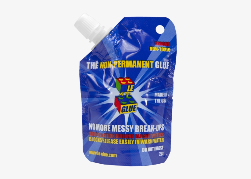 Le-glue Water Soluble Adhesive For Legos 2 Oz Spout - Le Glue Shark Tank, transparent png download