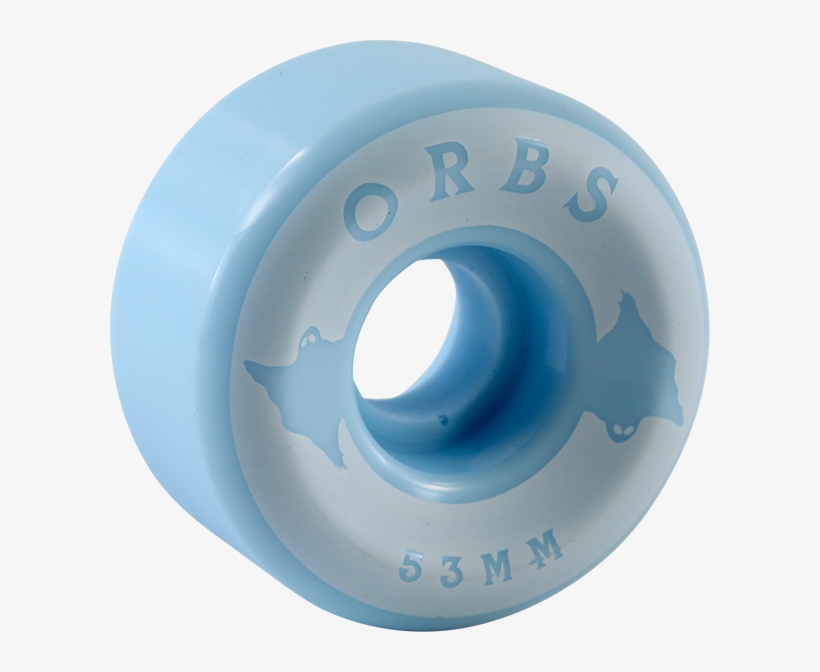 Orbs Specters Solid 53mm 99a Powder Blue Wheels Set - Plastic, transparent png download