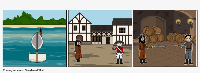 Pirates Of The Caribbean Storyboard, transparent png download