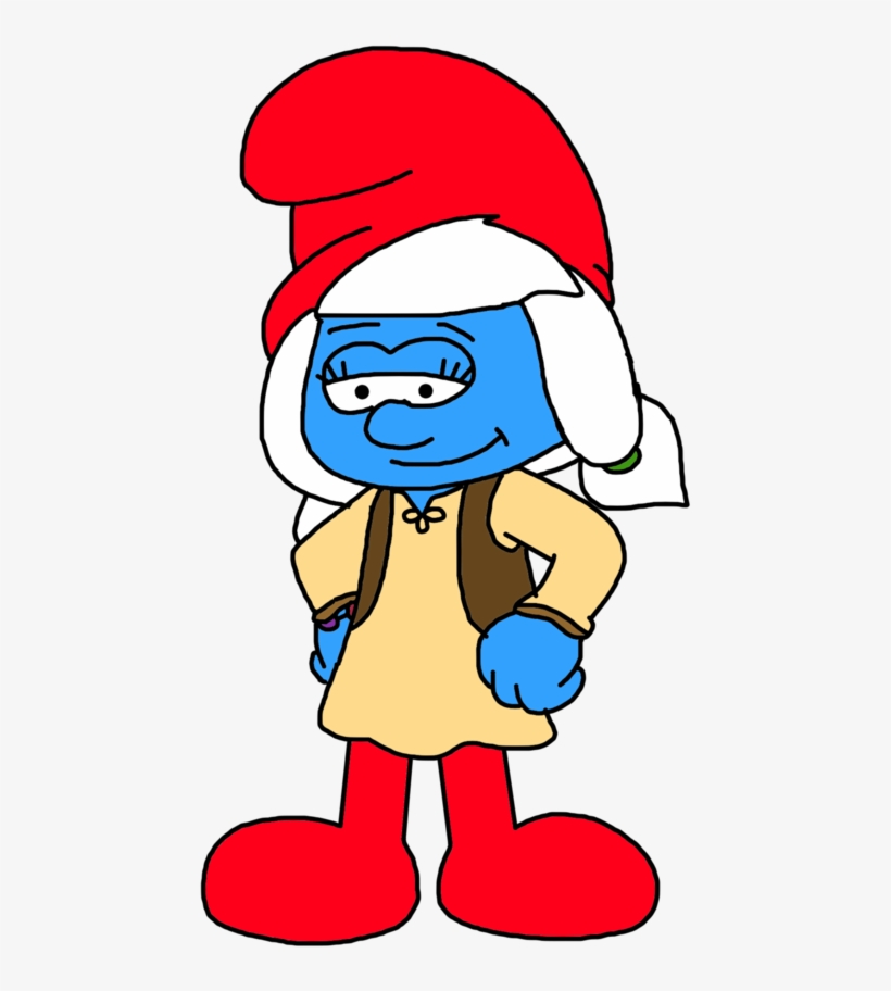 Here's Smurfwillow, The Female Counterpart Of Papa - The Smurfs, transparent png download