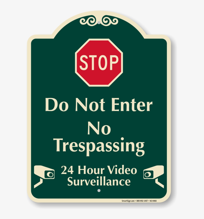 No Trespassing Signaturesign - Stop Here Wait For Gate To Open, transparent png download