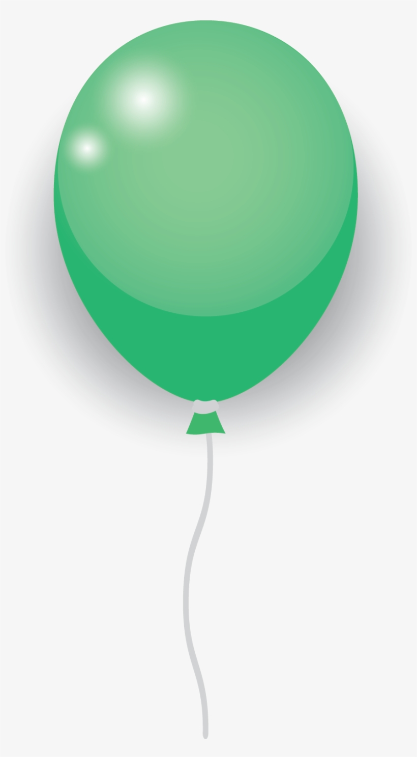Green Balloon - Balloon, transparent png download