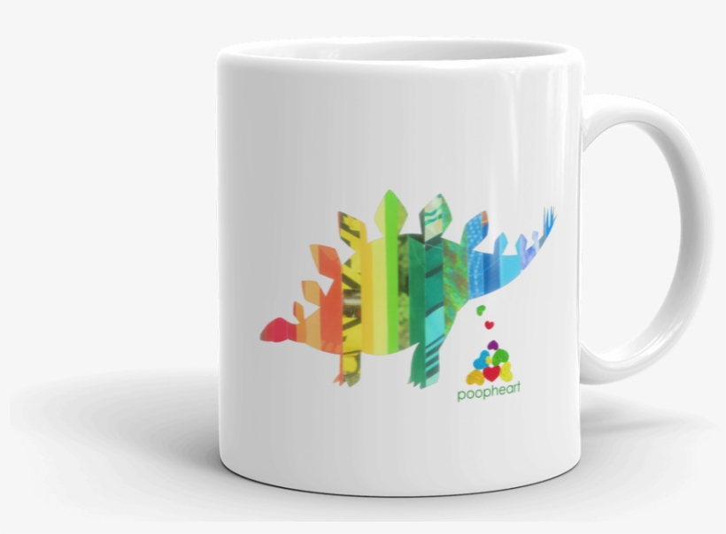 M002 Stegosaurus - Mug, transparent png download