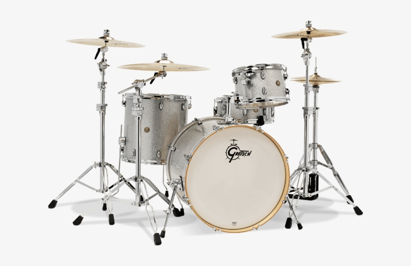 Gretsch E824s Cm4 Catalina Maple 4 Piece 22 Inch Drum - Gretsch Catalina Maple Silver Sparkle, transparent png download