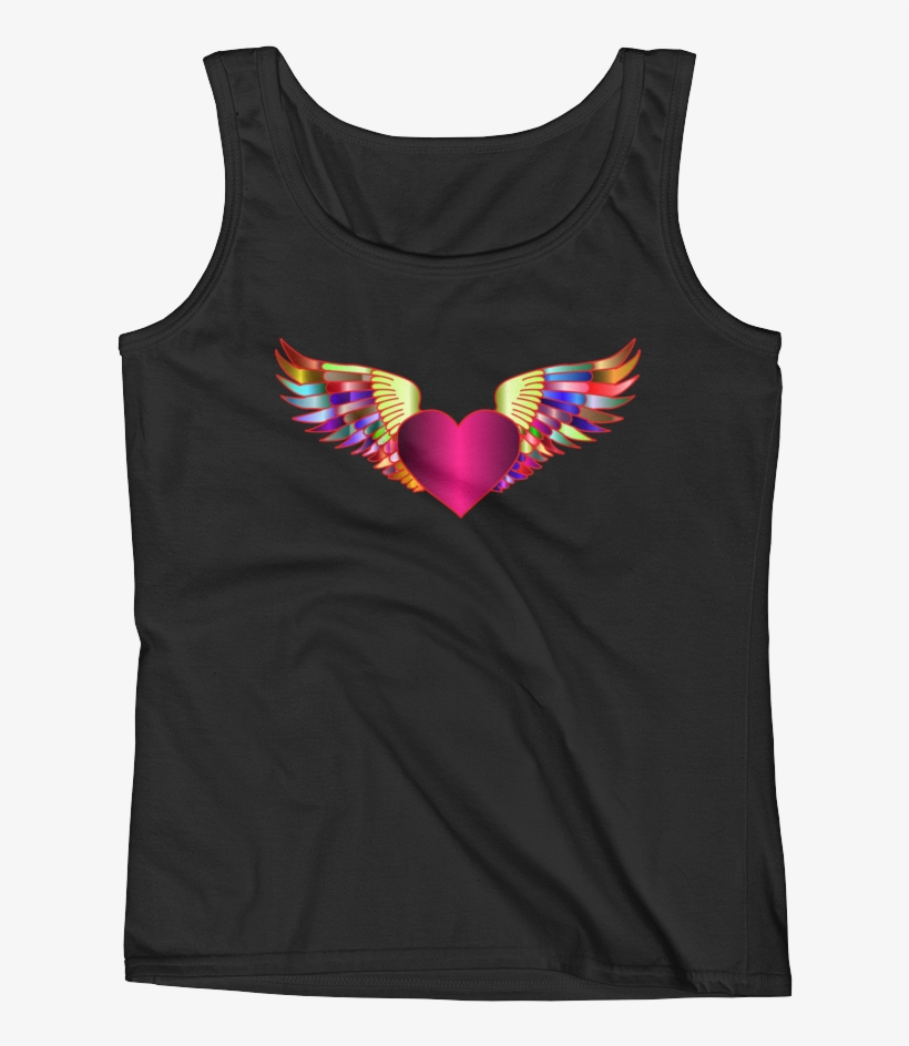 Prismatic Flying Heart Fairy Tank - Crossfit Princess, transparent png download